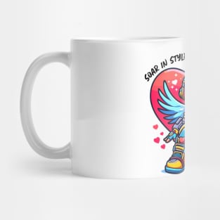 Heart wings Gamer Angel - Vibrant Anime Style Mug